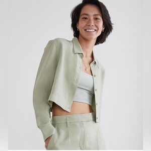 Aritzia Wilfred Little Cropped jacket (linen)